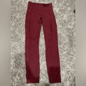 lululemon athletica high rise pockets